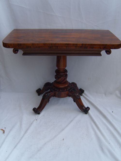 Card Table  Tea Table Rosewood